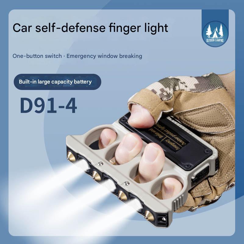 Brass Knuckle with Lighter and Window Breaker