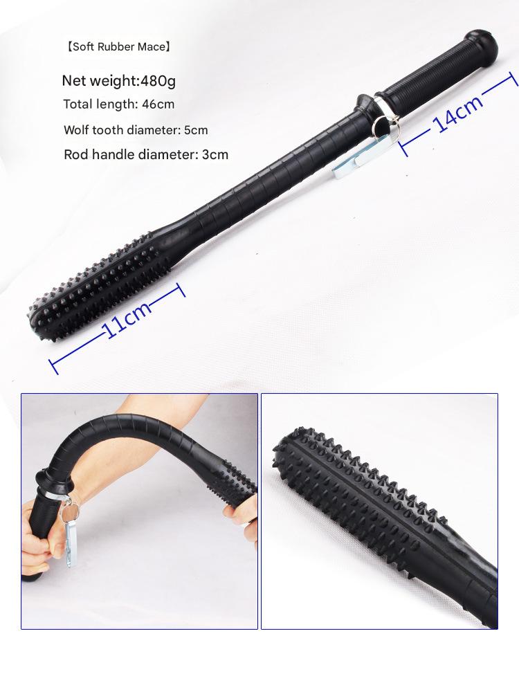 Soft Rubber Mace Baton For Self Defense
