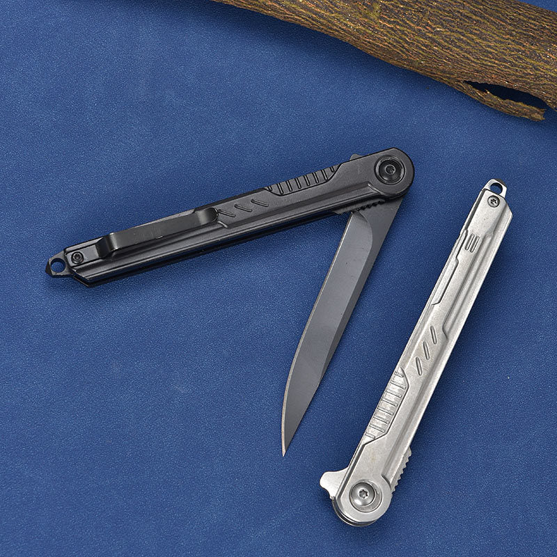 Like a bird Knife All Made of Steel built-in bearing Quick Easy Open Folding Knife