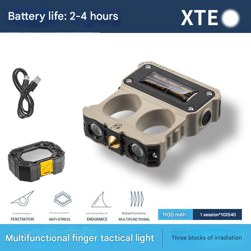 Brass Knuckle with Lighter and Window Breaker