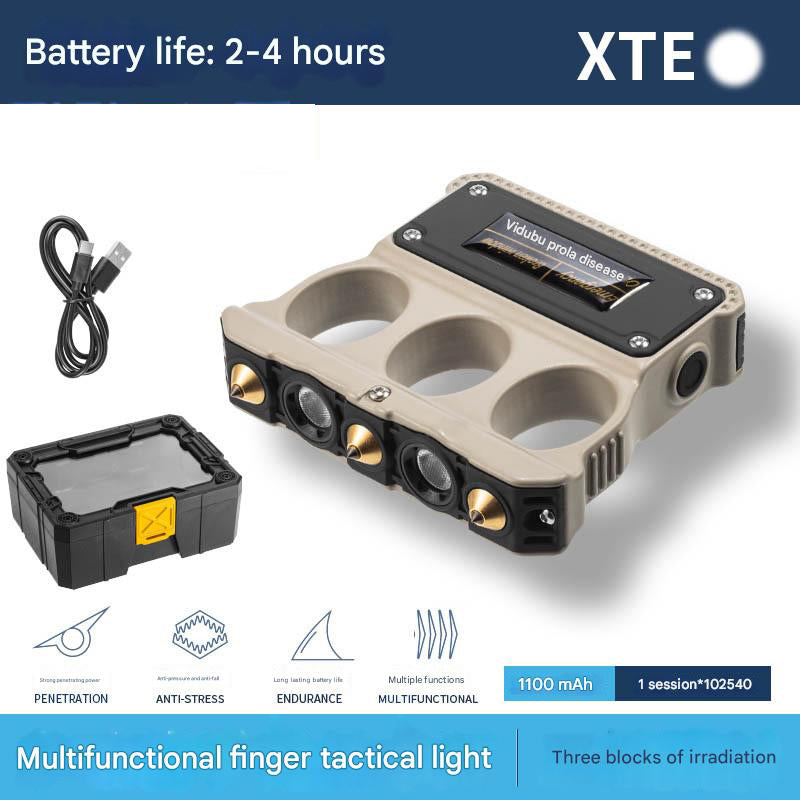 Brass Knuckle with Lighter and Window Breaker