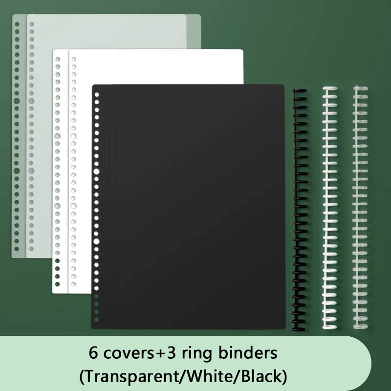 DIY A4 B5 Ring Binders Loose Leaf Notebook