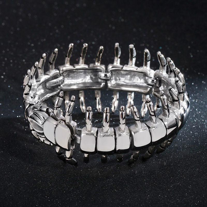 Scolopendra Centipede Steel Bracelet