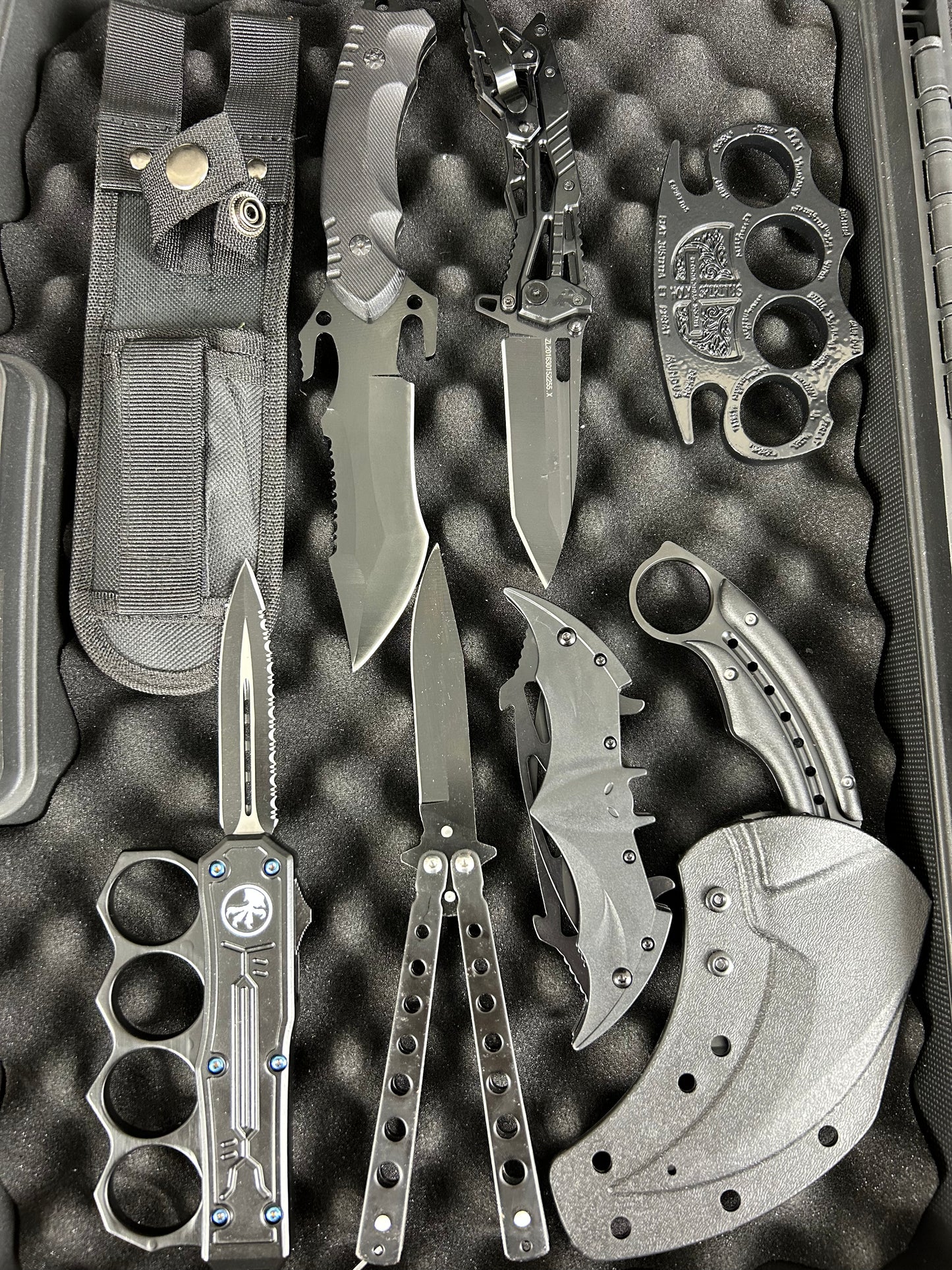 Black Set Mystery Knife Box For Knife Collectors Who Love Black,Write down your username below if you'd like to post your video on tiktok