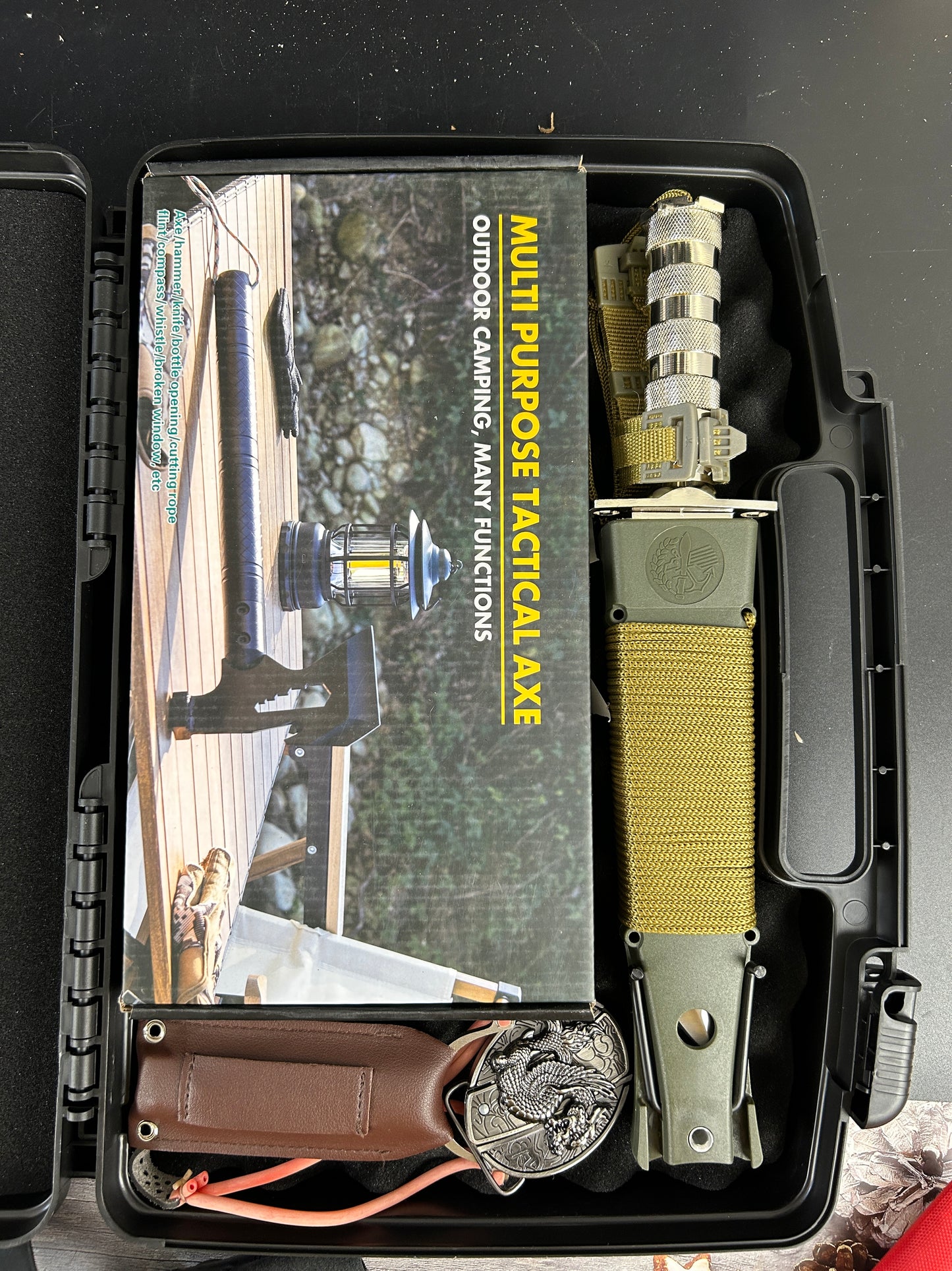 Mystery Survival Hunting/Army Knife Pack,At least one big knife