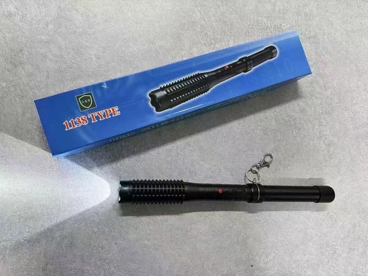 Self Defense 14.5" Flashlight Baton Taser Gun