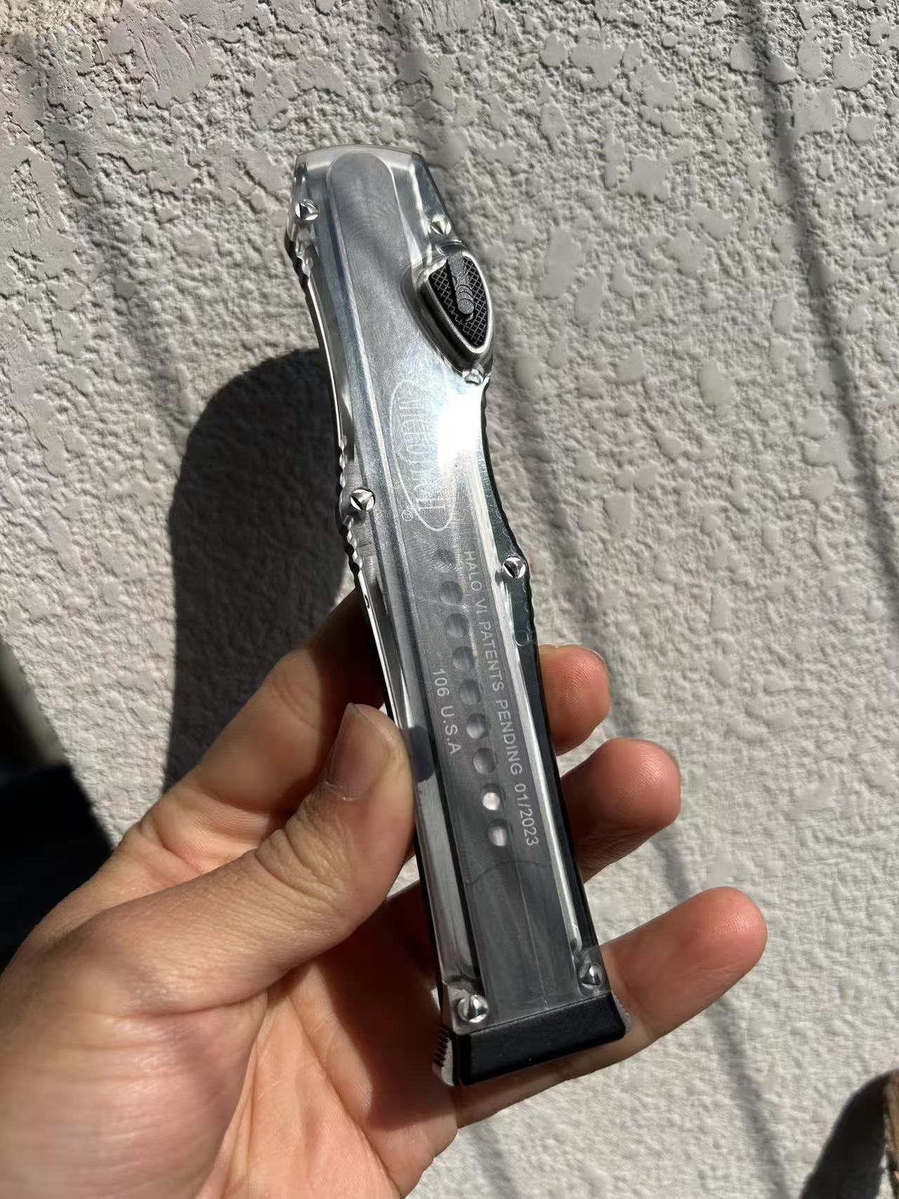 Microtech Halo VI S/E OTF Knife Unique Open&Close Knife Good for collection
