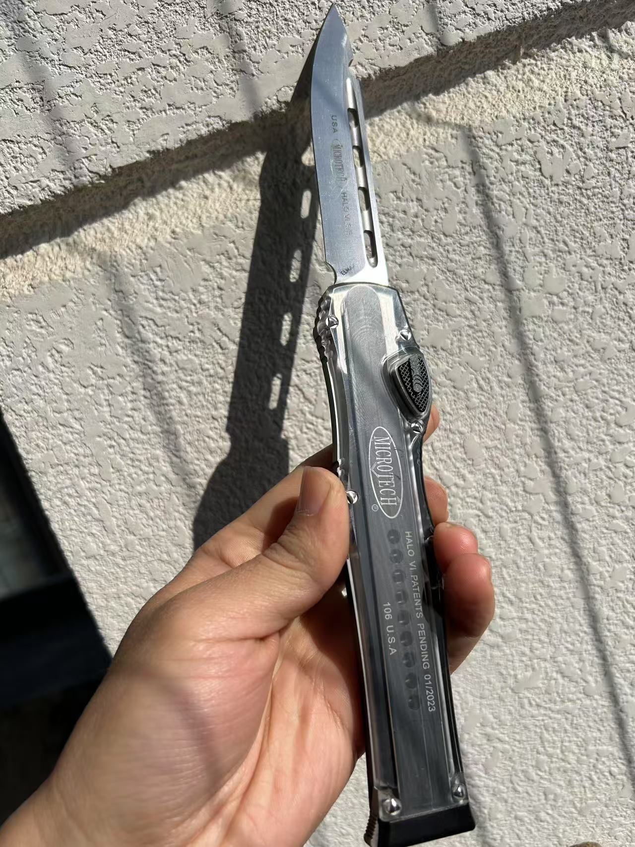 Microtech Halo VI S/E OTF Knife Unique Open&Close Knife Good for collection