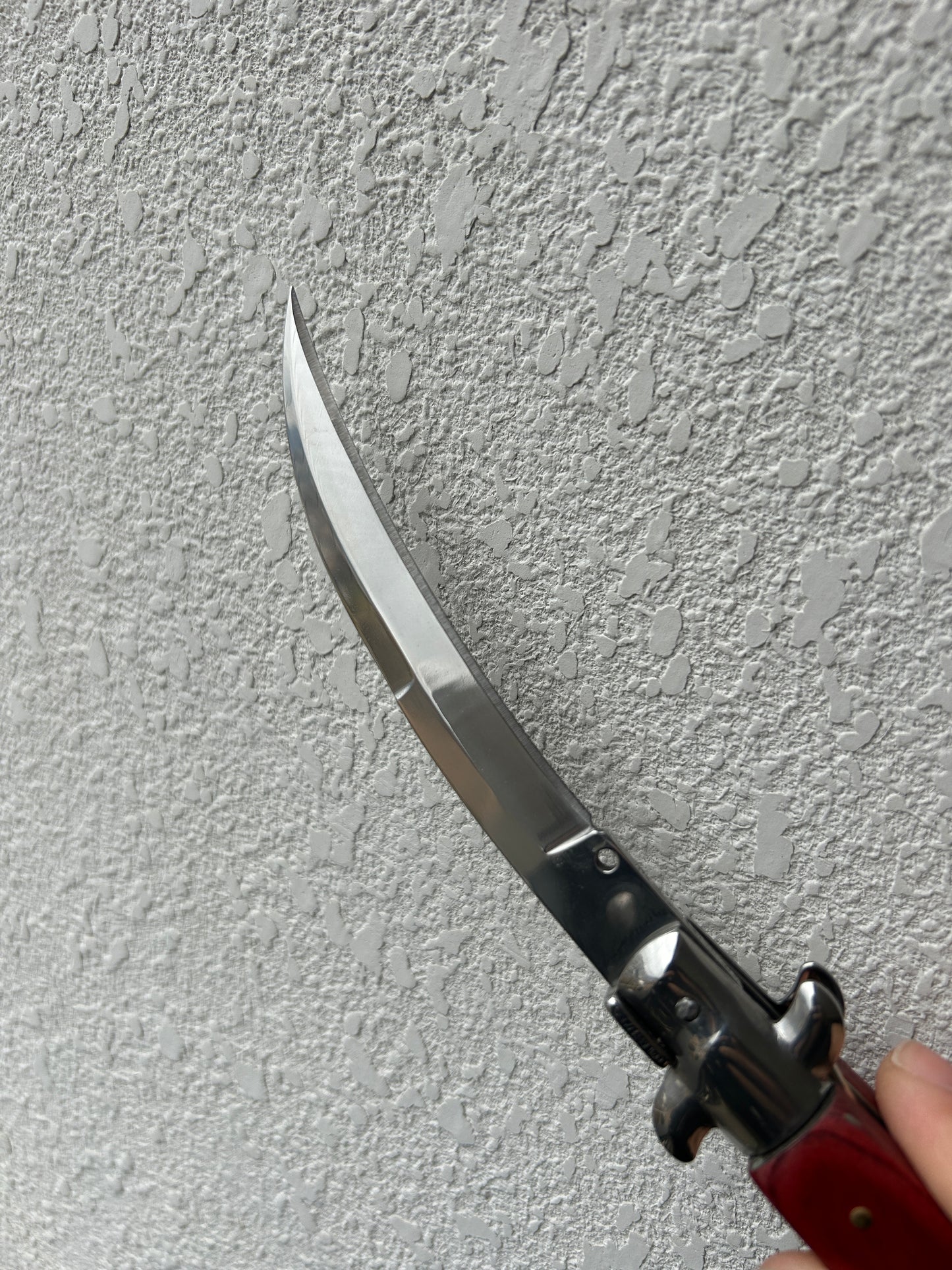 Curved Stiletto AKC Italian Switch Blade