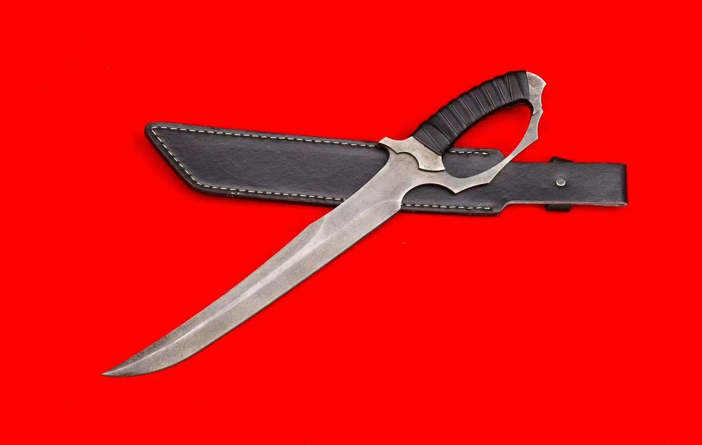 Zombie Tools D'Capitan Knife Brass Knuckle Guard Sword
