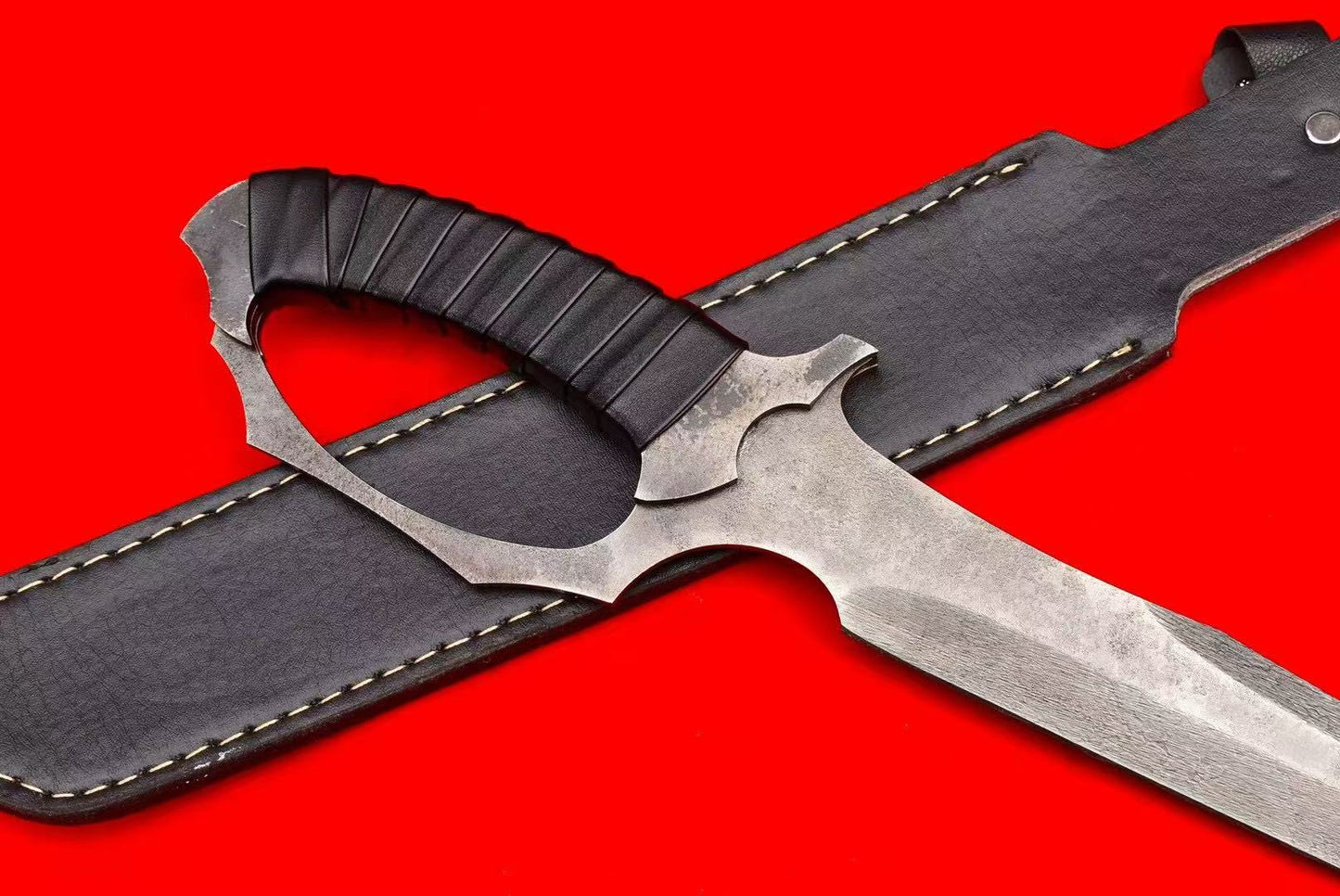 Zombie Tools D'Capitan Knife Brass Knuckle Guard Sword