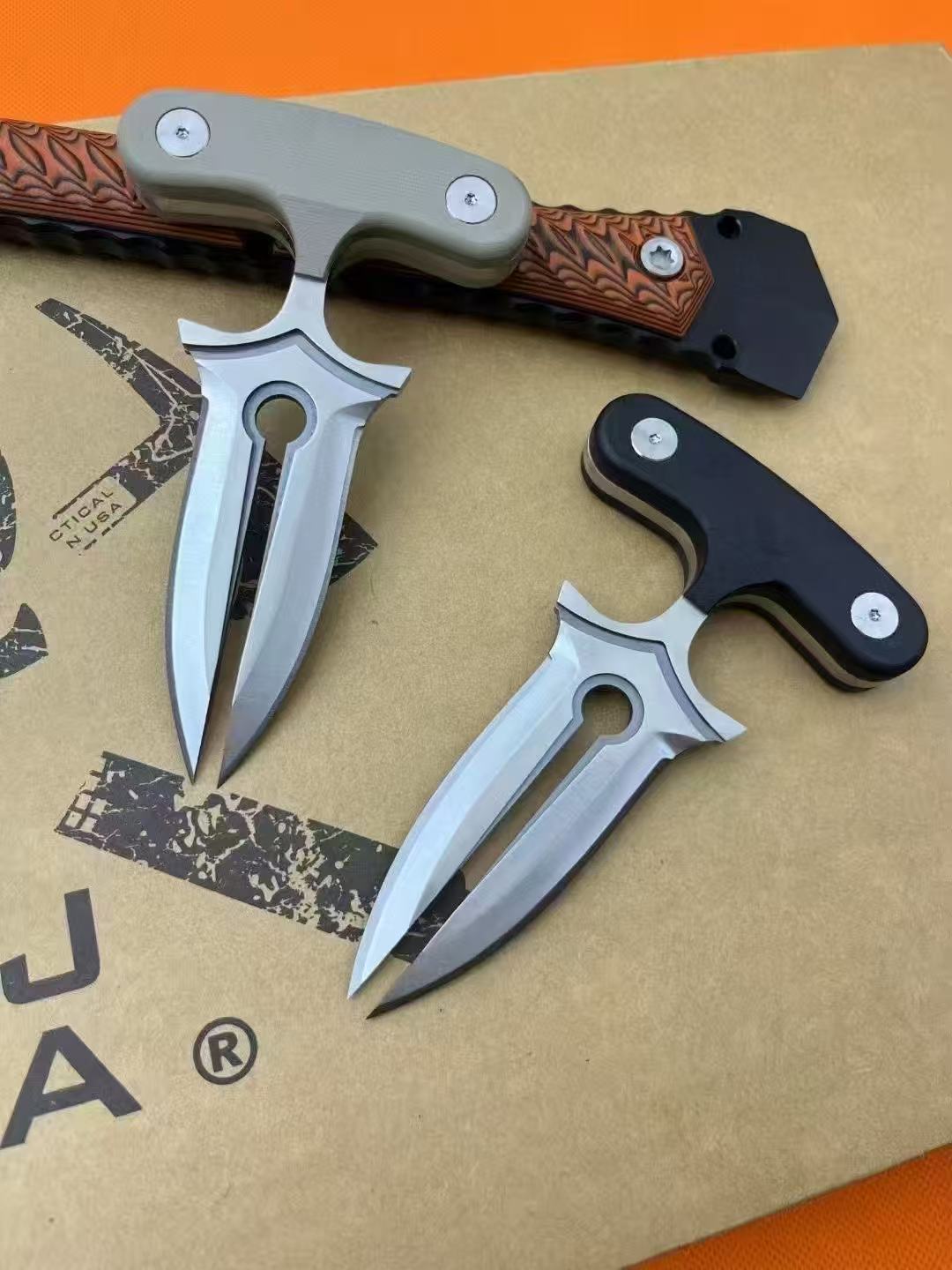 DC53 Steel Sharigan Dagger with K Sheath