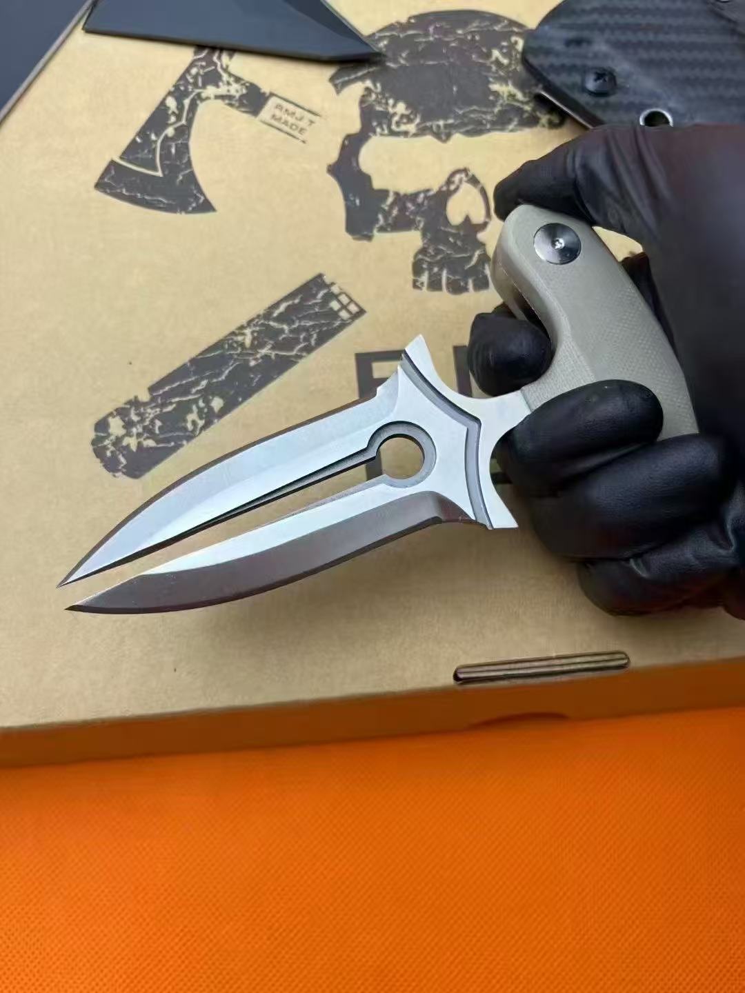 DC53 Steel Sharigan Dagger with K Sheath