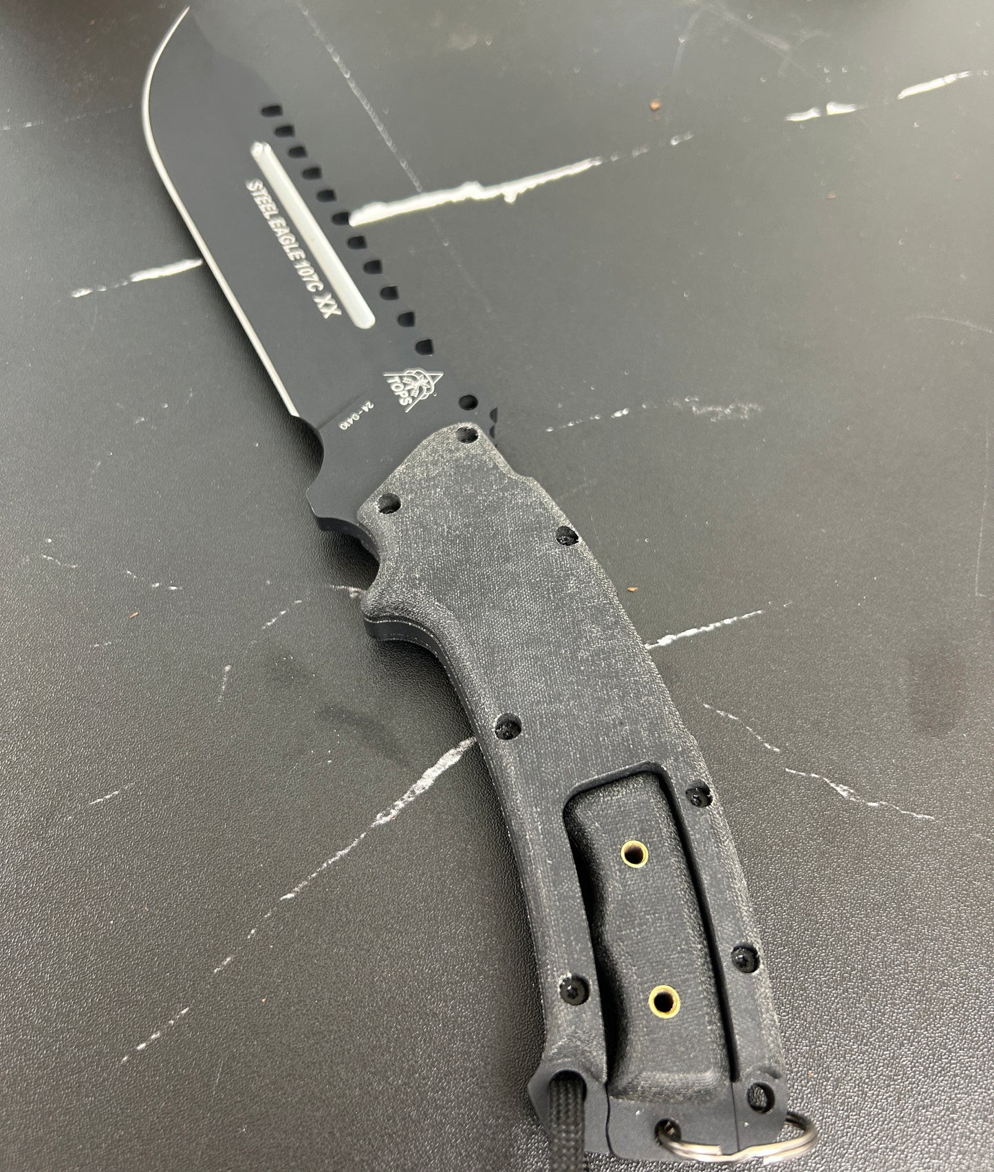 Steel Eagle 107C Survival Tactical Two Fixed Knife Combined
