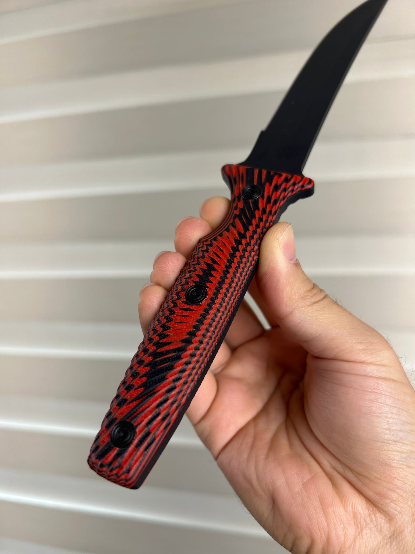 D2 Hunting Fish Knife Fixed Knife with K-Sheath