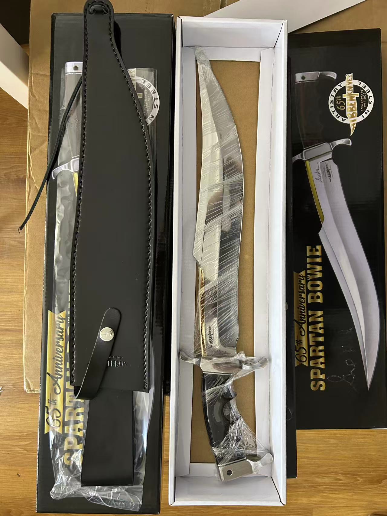 Gil Hibben 65TH Anniversary Spartan Bowie Knife For Real Knife Collectors