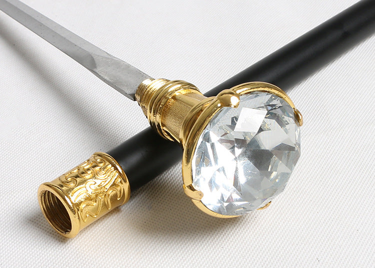 Unsharpened Walking Stick Cane Sword