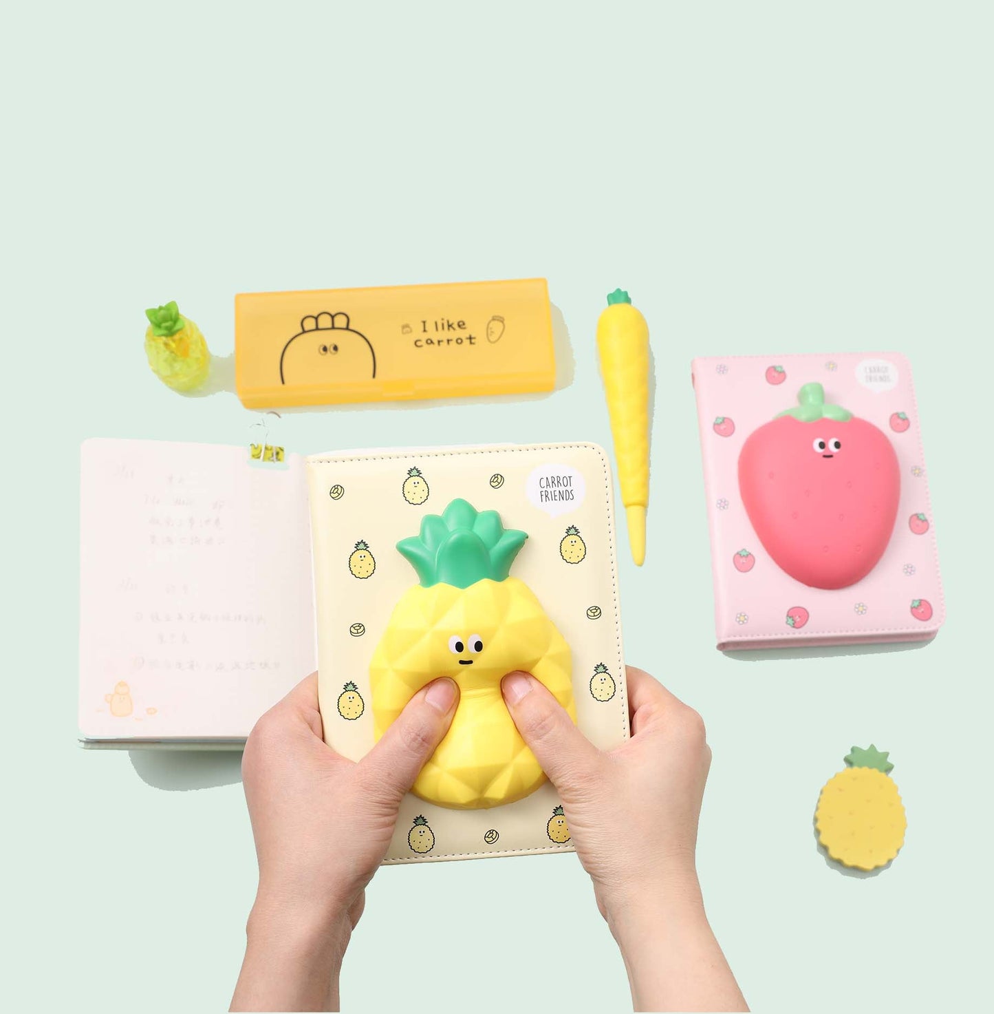 Cute Fruit Animal Decompression Notebook Stationery