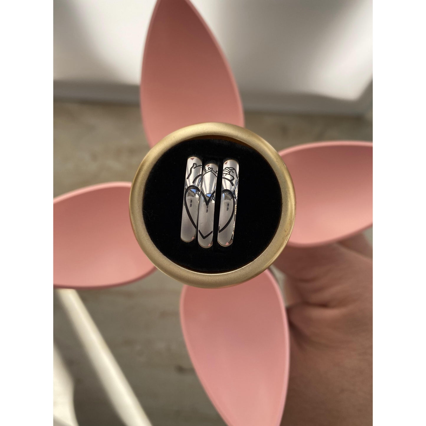3 Pinky Promise Rings in Auto Open Rose Box Cool Cute Gift For Best Friends Family