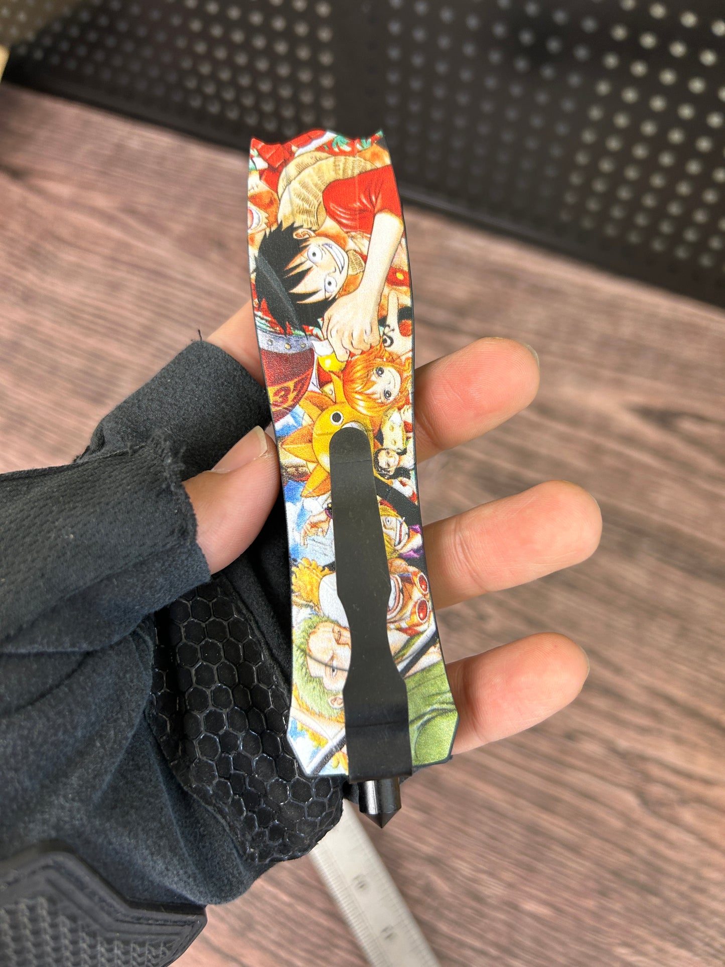 One Piece OTF Knife ABS Handle