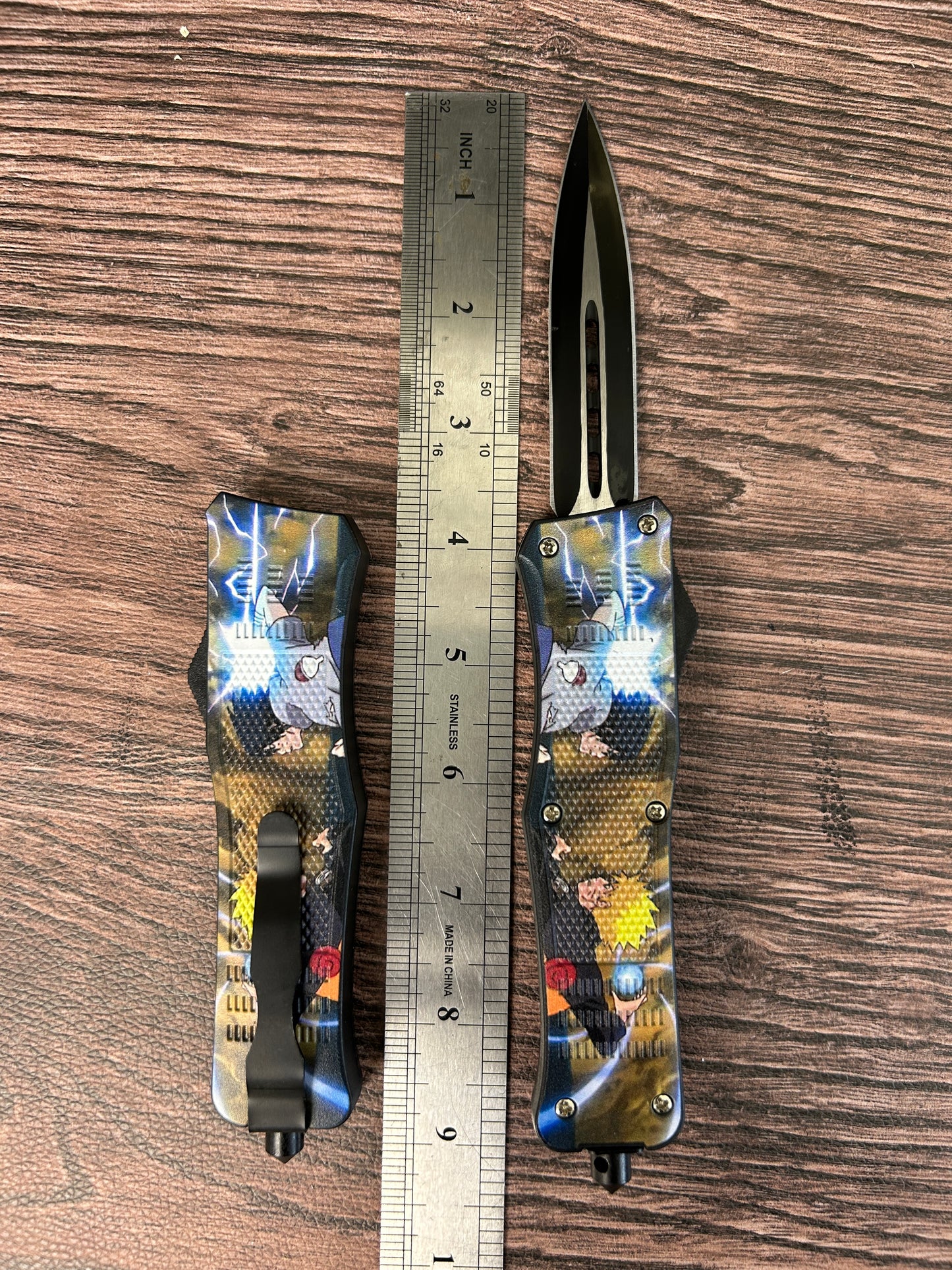 Naruto OTF Knife ABS handle