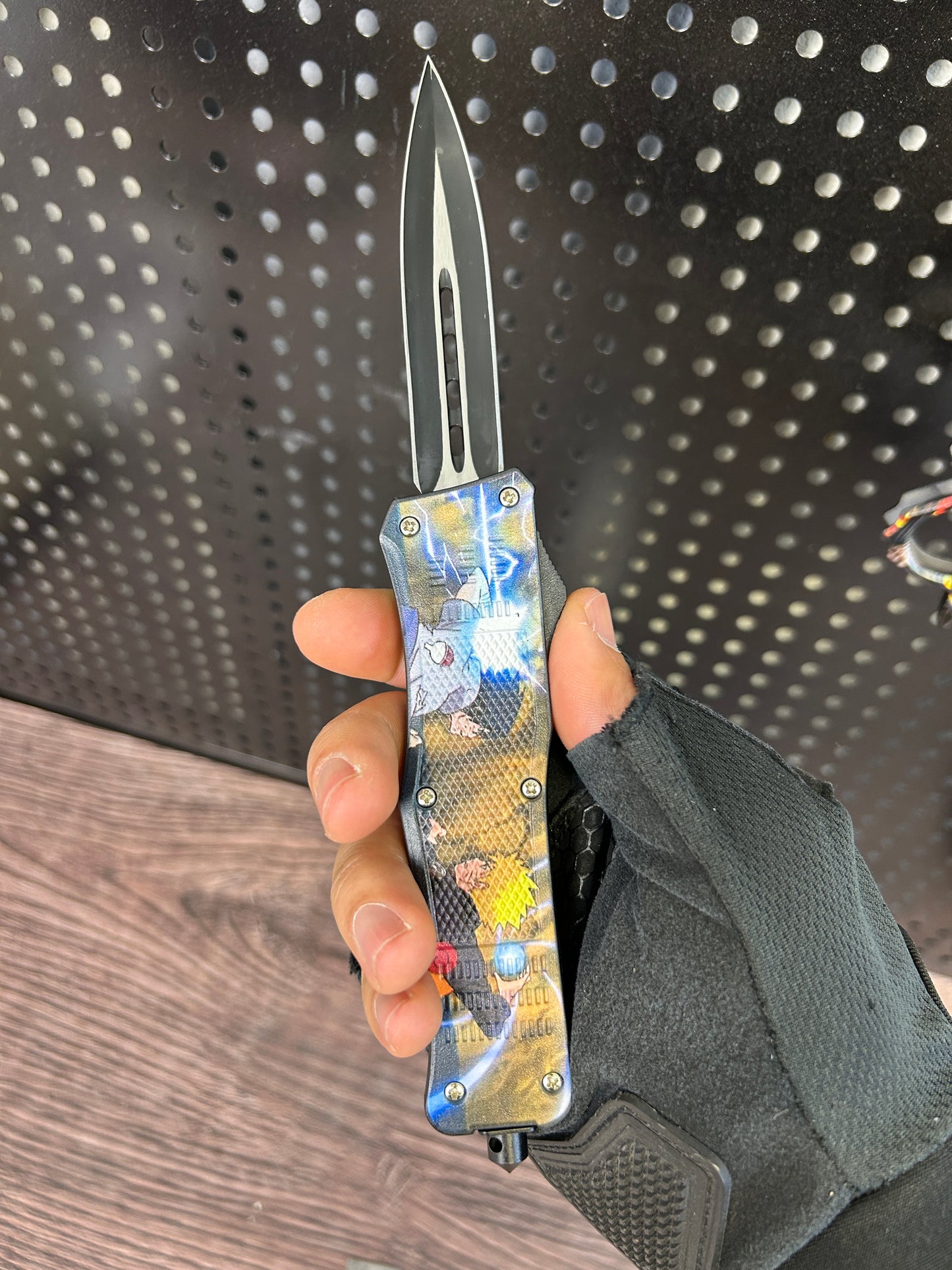 Naruto OTF Knife ABS handle