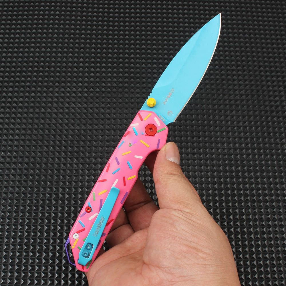 Full Donut Dural Lock Knife Kershaw 2038 Pocket EDC Knife