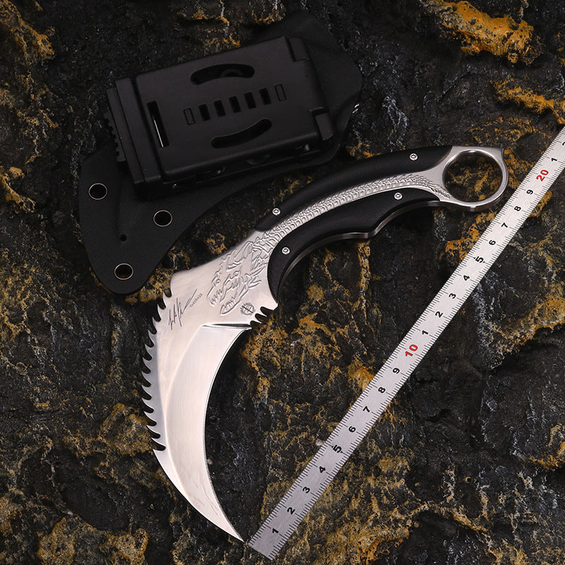 Todd Begg Dragon Karambit Knife With K Sheath