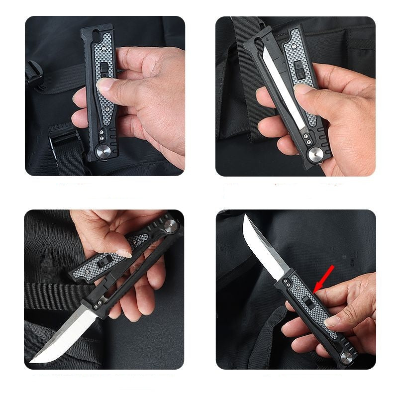 FRN Handle D2 Blade Gravity Knife Lightweight Pocket Knife