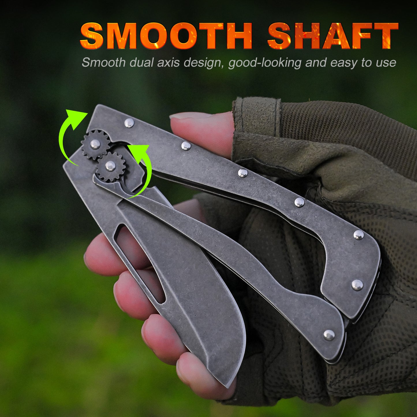 Gear Folding Knife