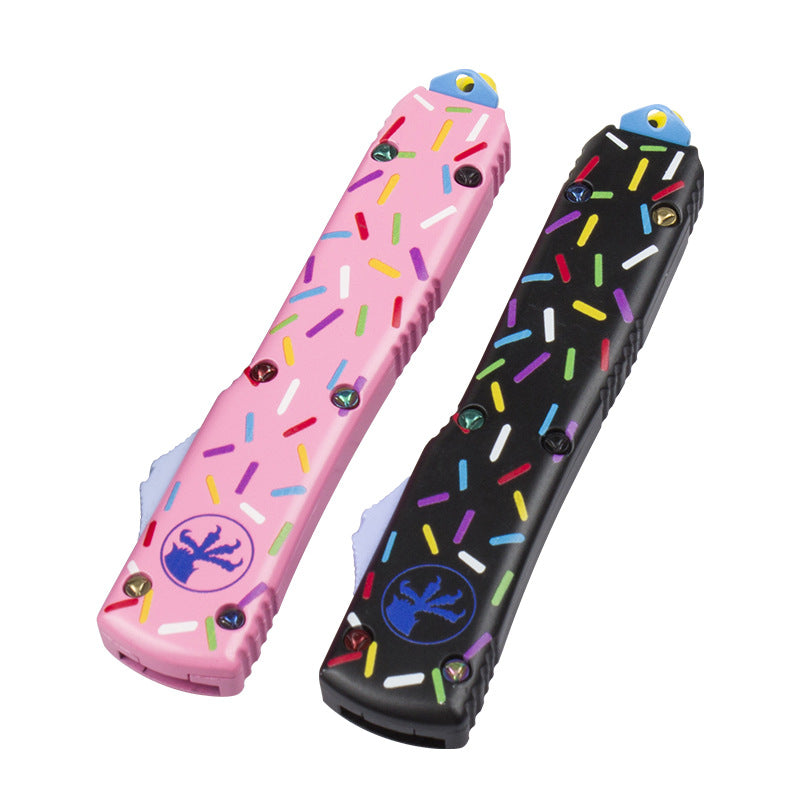 MicroTech Aluminum Alloy Handle Donut OTF knife
