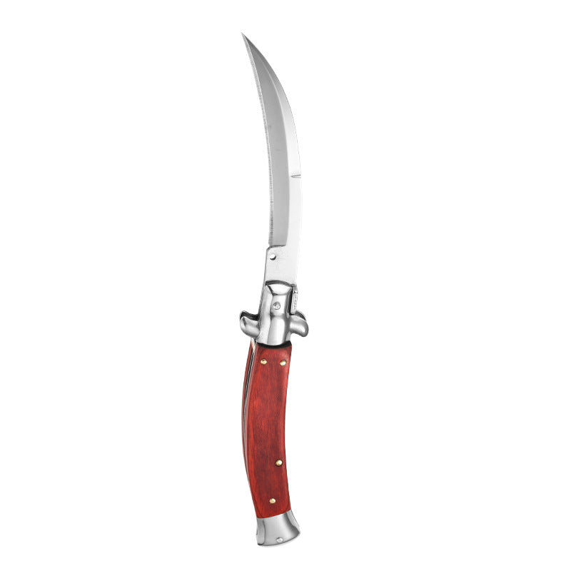 Curved Stiletto AKC Italian Switch Blade