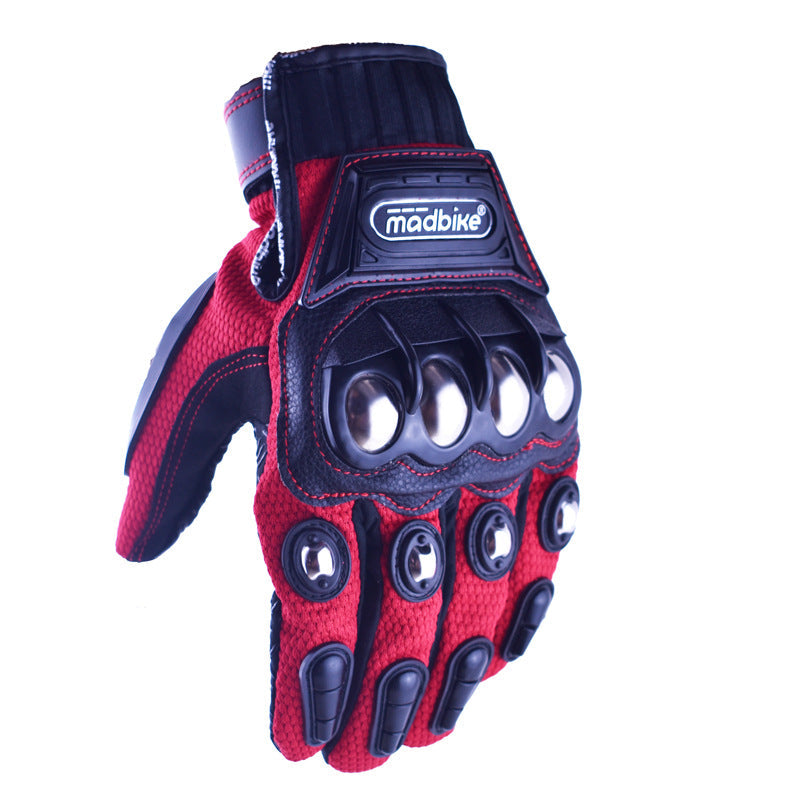 Combat Tactical Gloves With Metal Knuckles For Motobike Rider