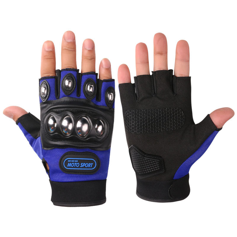 Combat Tactical Gloves With Metal Knuckles For Motobike Rider