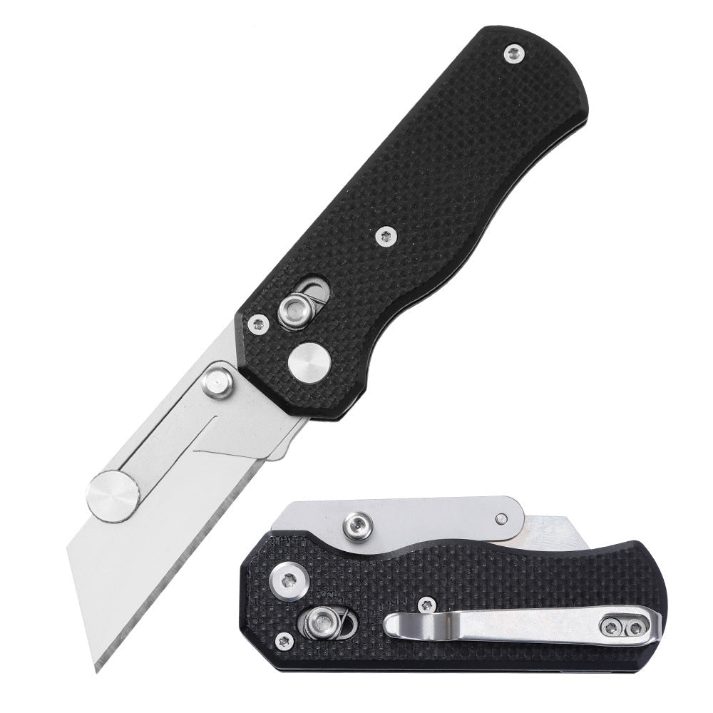 G10 Utility Knife with 10 pcs Replaceable Blades