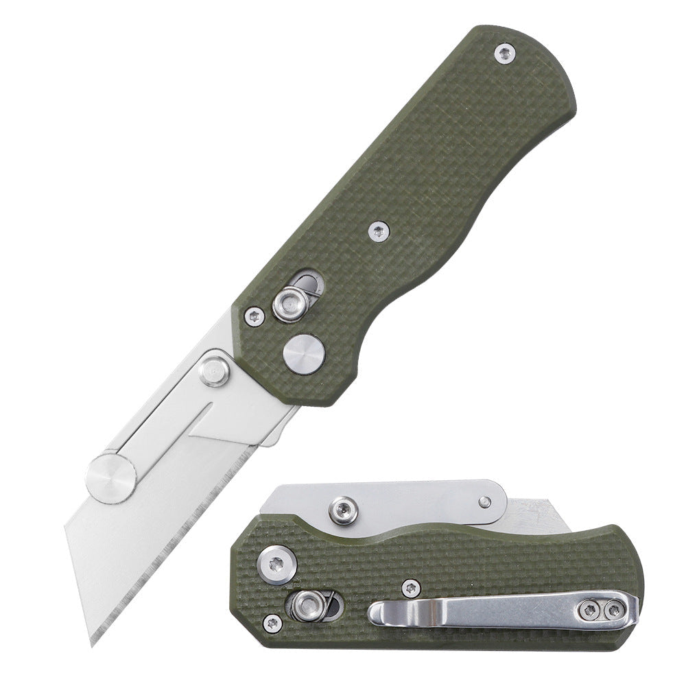 G10 Utility Knife with 10 pcs Replaceable Blades