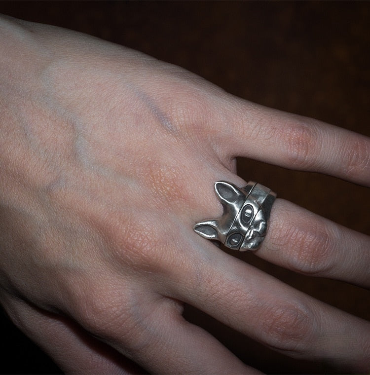 Cute Cat Rings Set Engagement 3 in 1 Best Friend Ring