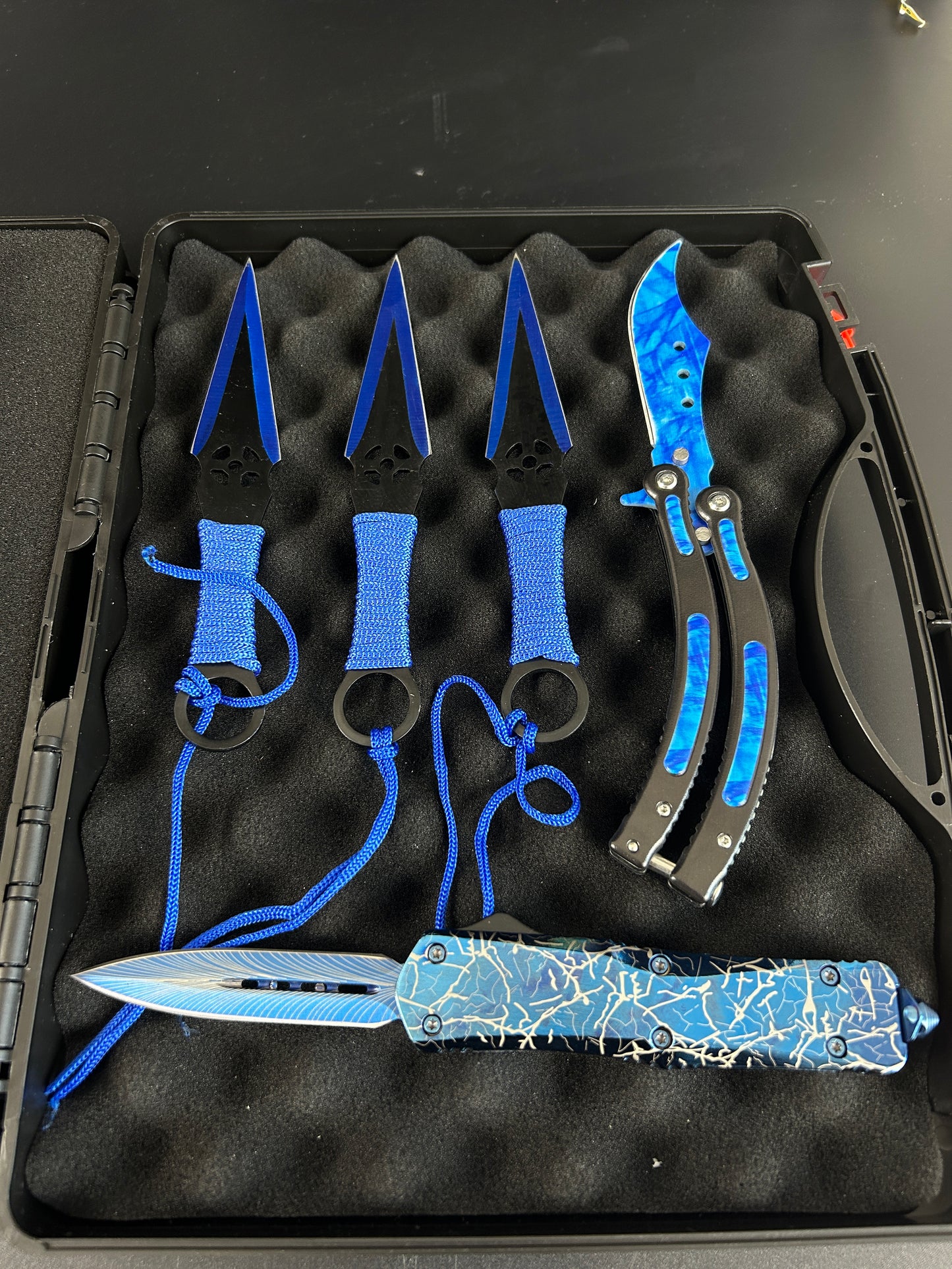 Mystery Blue Knife Set Box