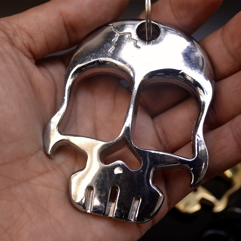 2 Finger Knuckles The Flash Skull Knuckle Bottle Opener
