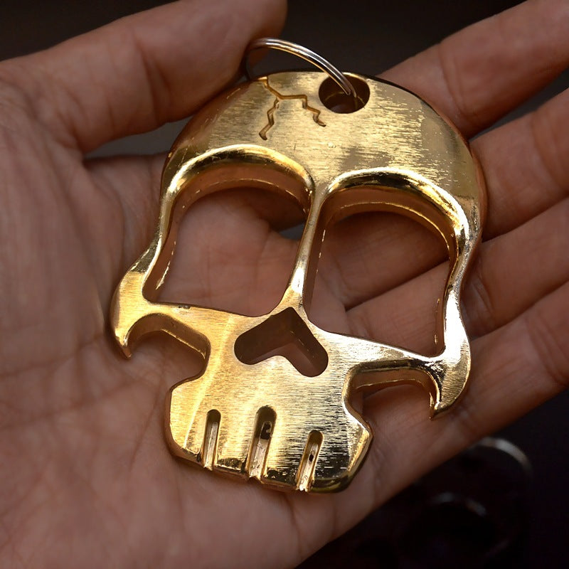 2 Finger Knuckles The Flash Skull Knuckle Bottle Opener