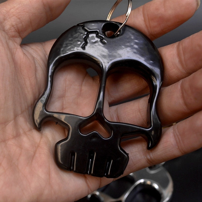 2 Finger Knuckles The Flash Skull Knuckle Bottle Opener