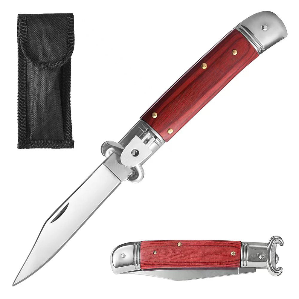 Horns Switch Blade The Lever Lock Design AKC Knife