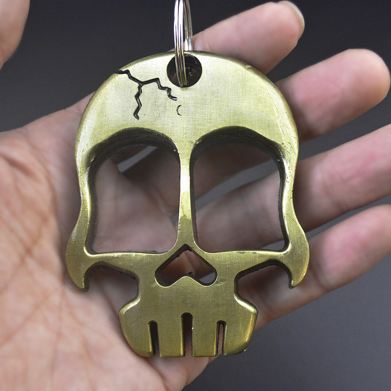 2 Finger Knuckles The Flash Skull Knuckle Bottle Opener