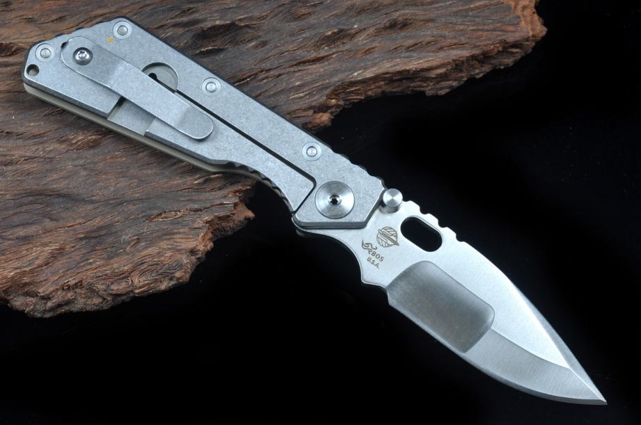 Strider Boss Folder G10 Pocket Knife/Black Dessert Color