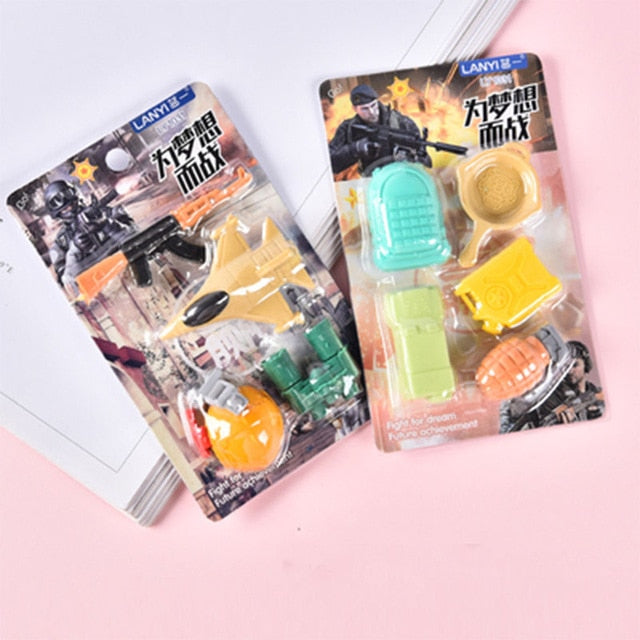 Creative cute space doll rabbit aircraft Kitchenware Toiletries toys Eraser