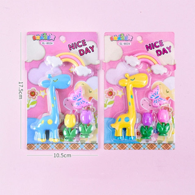 Creative cute space doll rabbit aircraft Kitchenware Toiletries toys Eraser