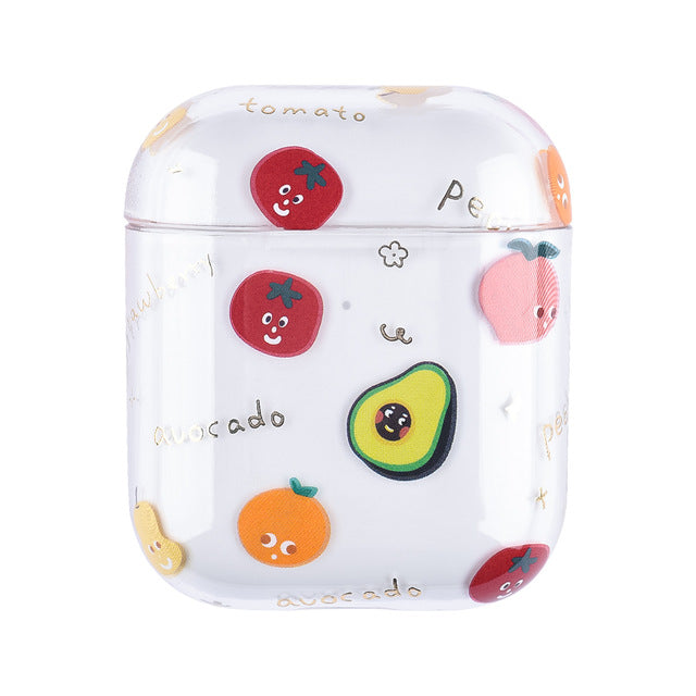 Cute Fruit transparent AirPods Case