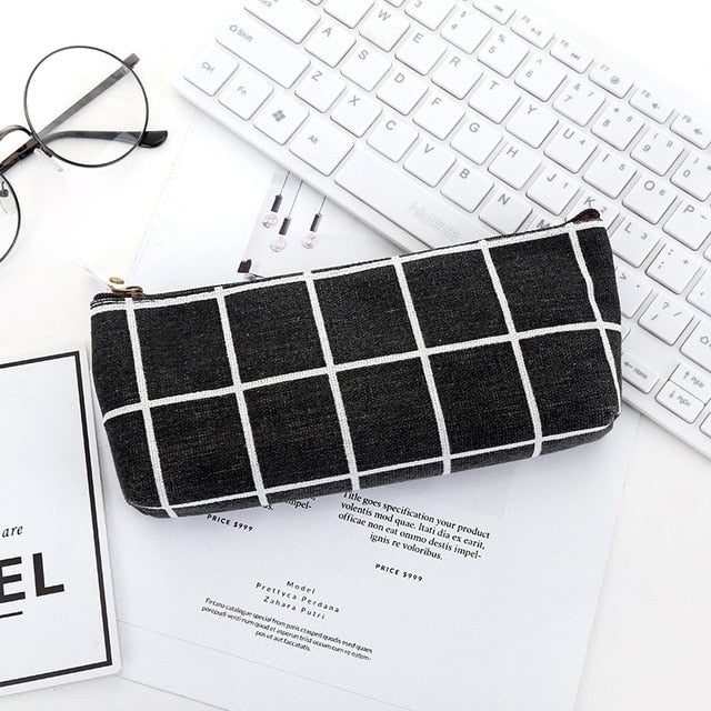 Cute Kawaii Canvas Pencil Case