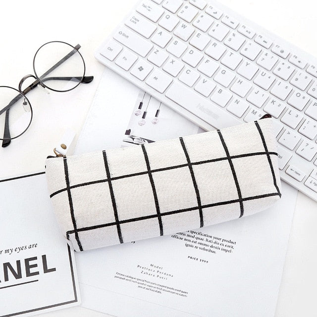 Cute Kawaii Canvas Pencil Case