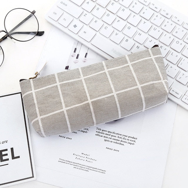 Cute Kawaii Canvas Pencil Case